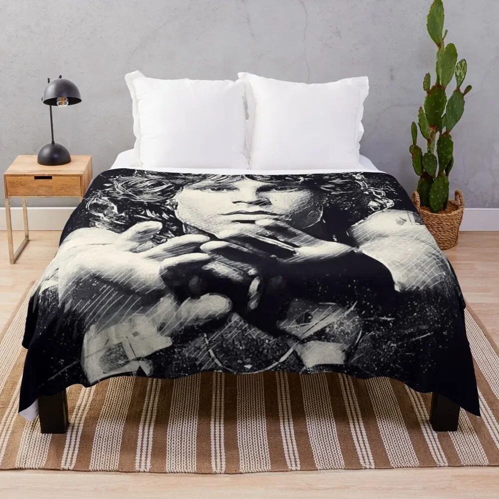 

Jim Morrison Throw Blanket Bed blankets ands Picnic Polar Blankets