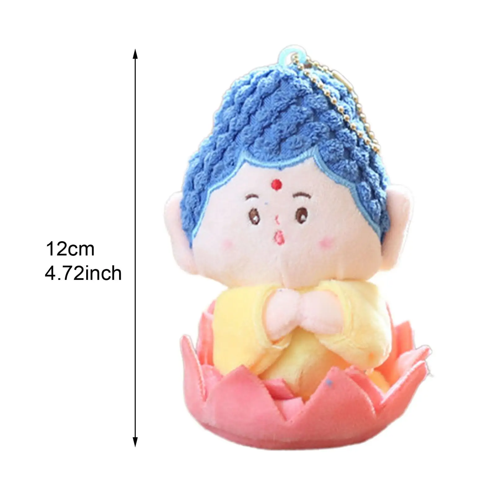 Cartoon Lucky God Plush Toy Decoration Cute Key Chain Pendant Backpack Bag Pendant Plush Keychain Pendant for Children Men Women