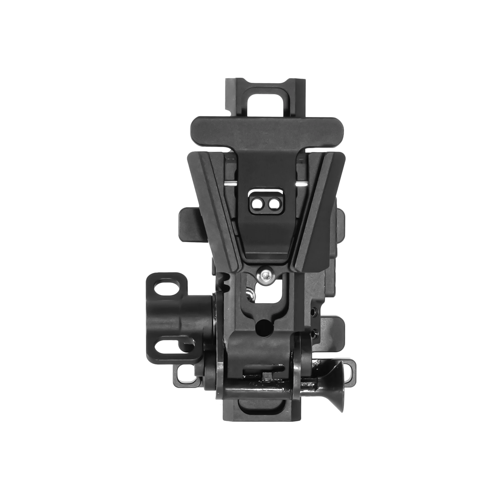 NI Alpha NVG Halterungsarm mit Schwalbenschwanzbefestigung, Ultraleichter Druckknopf-Freigabe Nachtsicht-Helmhalterung für PVS-14 PVS31 GPNVG-18 – Detail 17