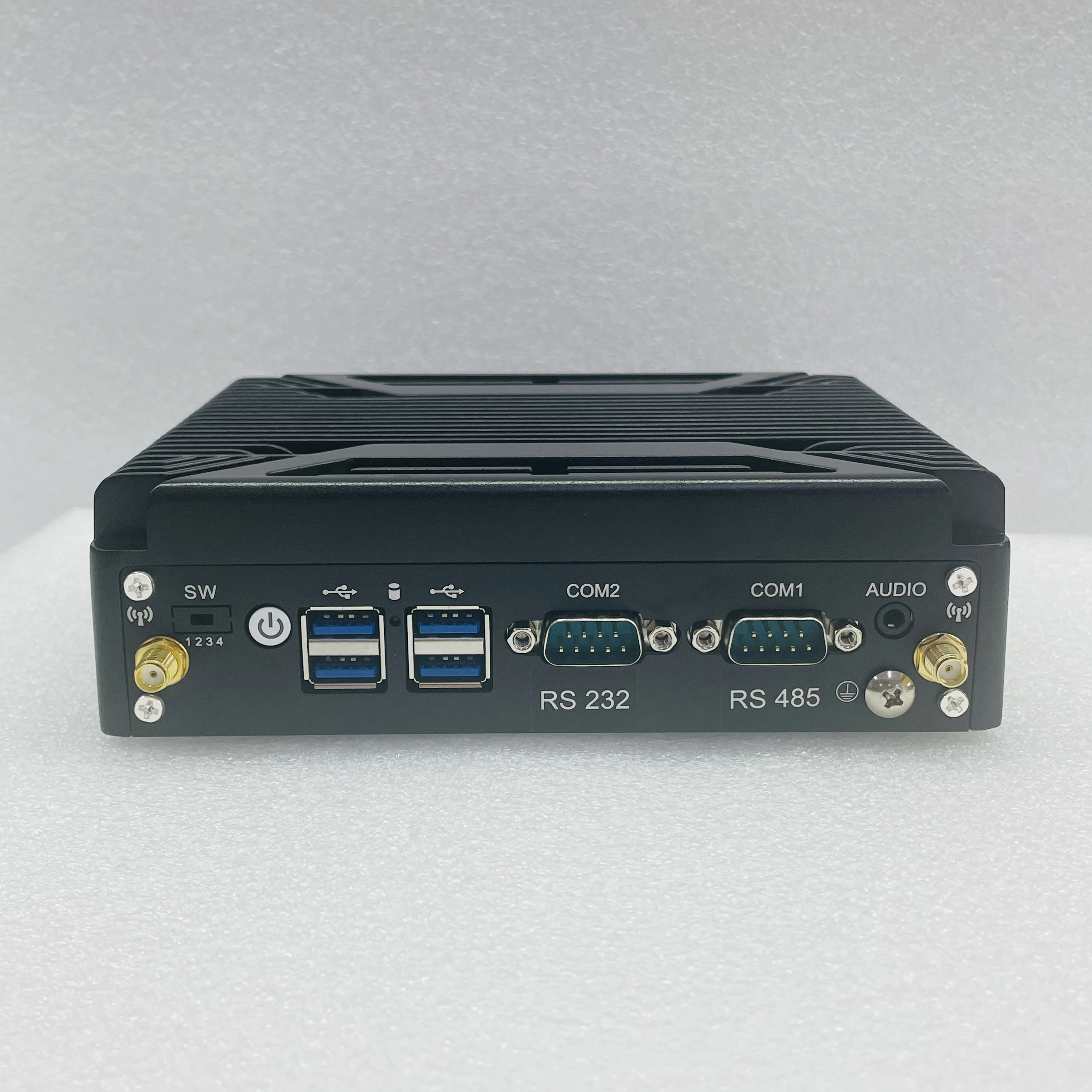 J6412 2LAN 6USB 2COM HDMI WIFI VGA DC12V WIFI Fanless Industrial Nano PC Box