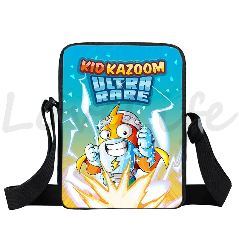 Cartoon Shoulder Bags Boys Girls School Bag Super Zings Kids Superzings Children Crossbody bag Waterproof Bag For Snack