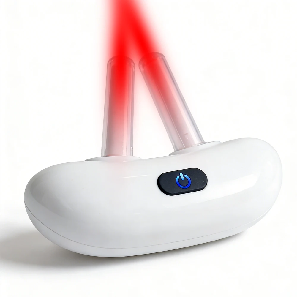 

Rhinitis Physiotherapy Device 650nm LLLT Laser for Nasal Congestion Sinusitis Red Light Nasal Cavity Machine 2 Modes Wireless