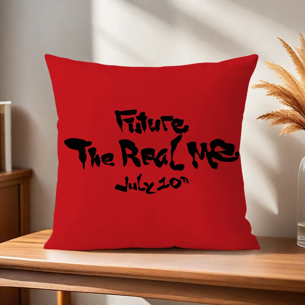 F-Future The Real Me Kissenbezug Kissenhülle für Zuhause, Sofa, Wohnzimmer, Büro, Café, Auto – Detail 4