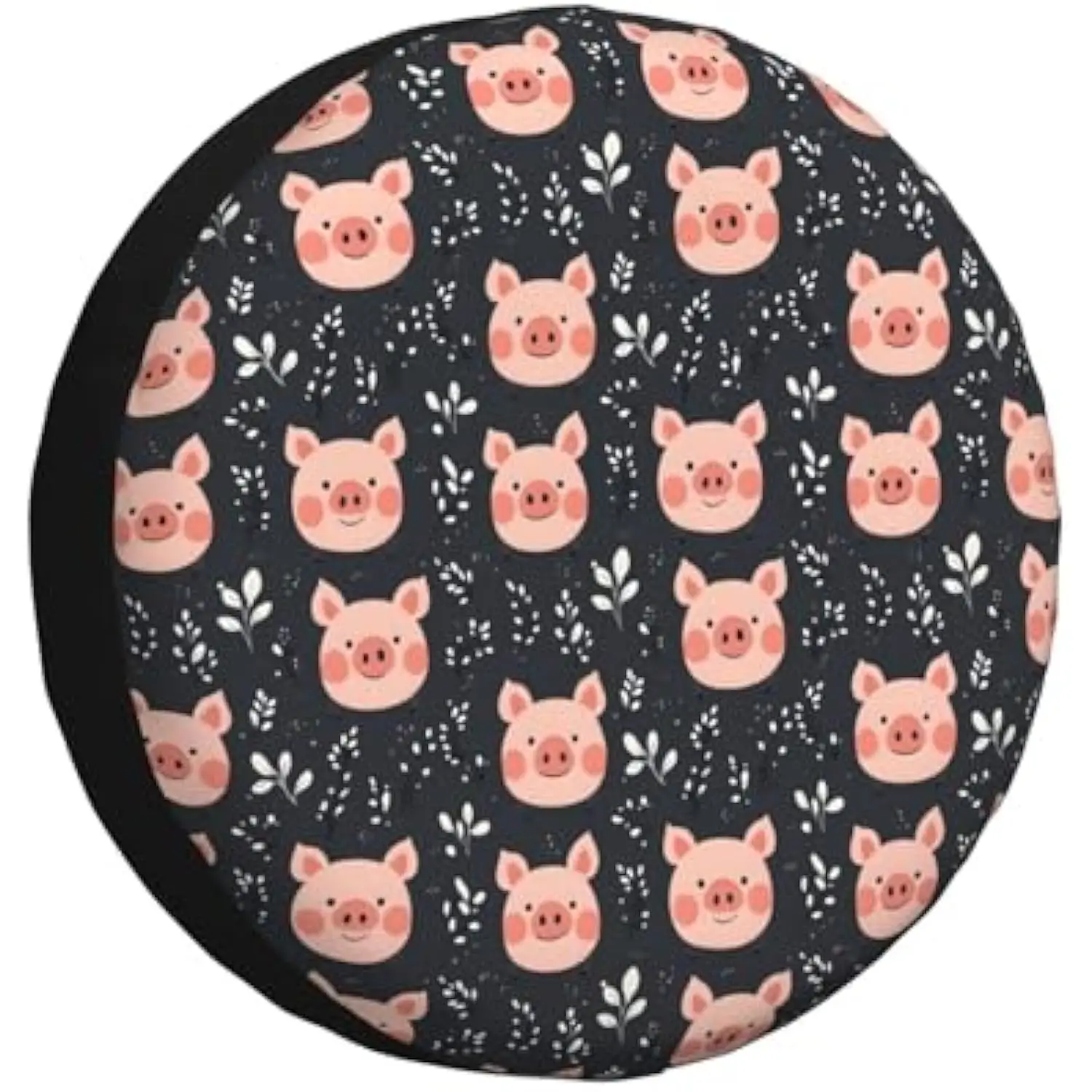 

Милый цветочный принт свиньи, чехол для запасного колеса для автофургона, водонепроницаемая защита колеса прицепа, аксессуары для грузовика, внедорожника