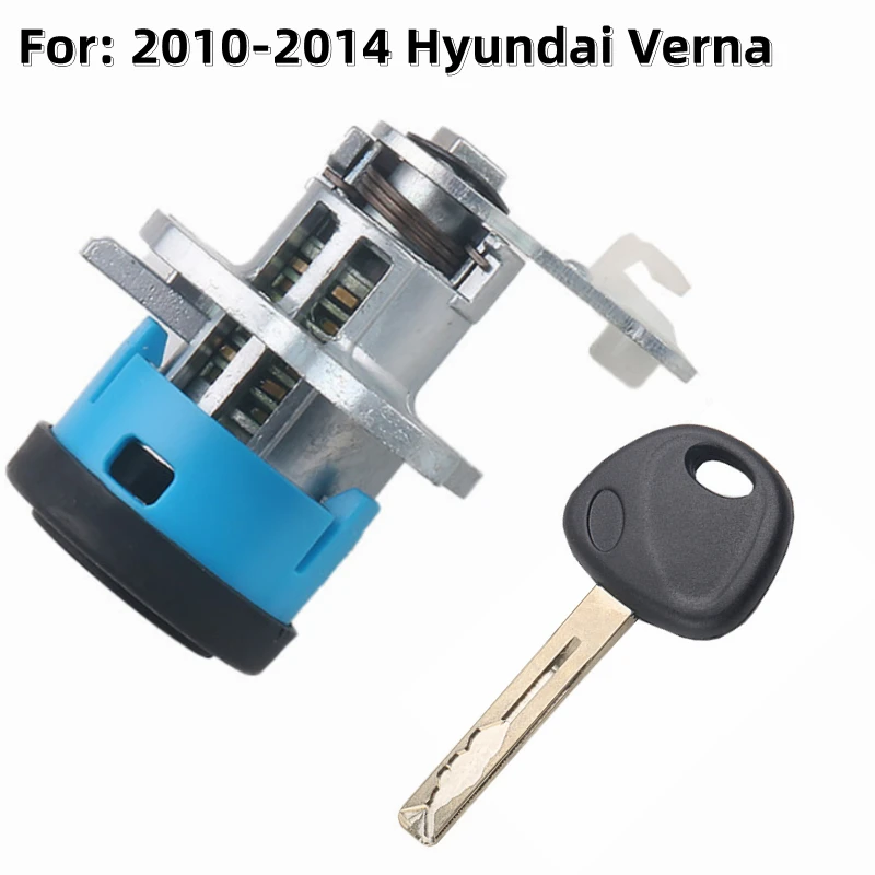 Car Trunk Lid Lock Cylinder For 2010-2016 Hyundai Verna Auto Rear Tailgate Boot Lock Core Barrel With 1Pcs Key