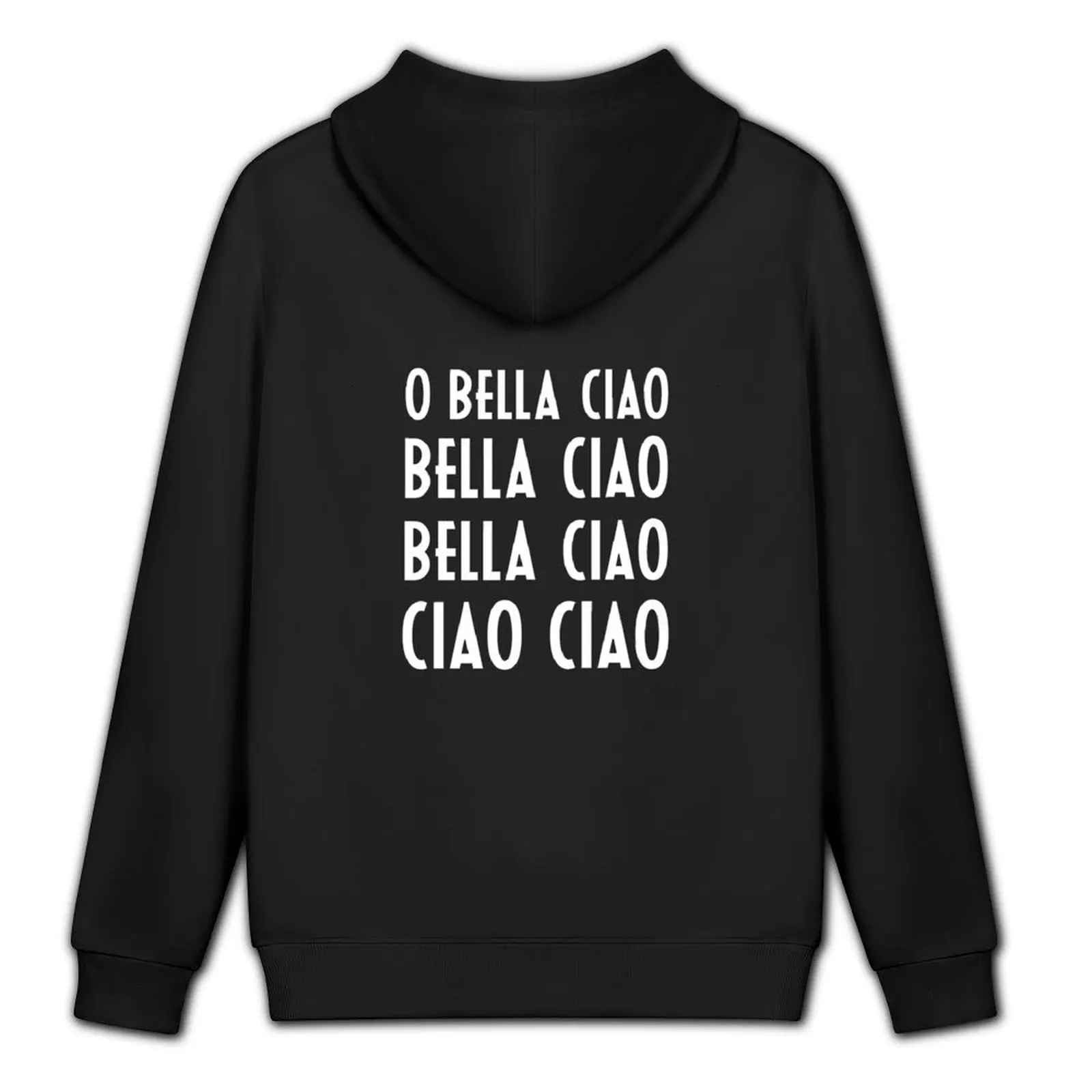 Oh bella ciao moletom com capuz masculino suéter de inverno camisetas gráficas roupas masculinas estilo coreano roupas masculinas moletons