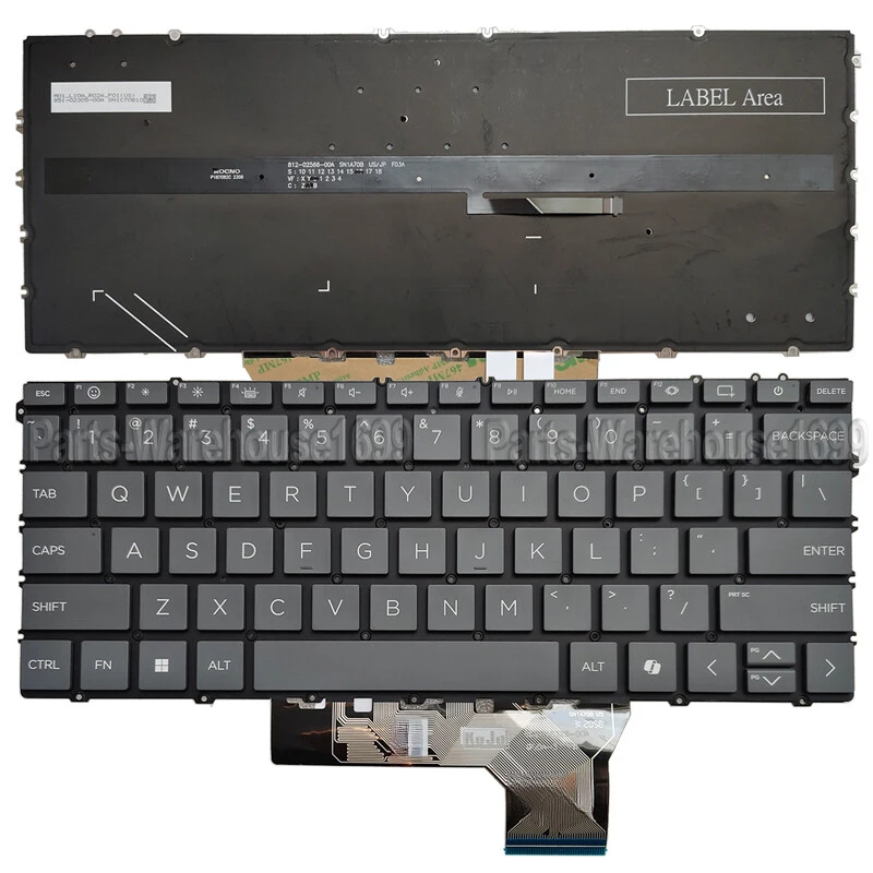 

A+New for HP 16-AD 16-AC US Keyboard Backlight AM98K000831 Gray