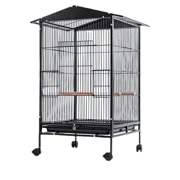 

Large Parrot Bird Cage Outdoor Large Myna Magpie Parrot Bold Breeding Villa Metal