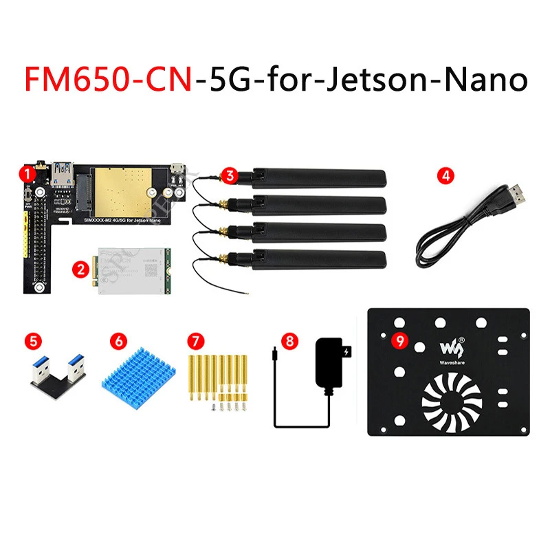 Jetson Nano 5G module Domestic and foreign full network 5G/4G/3G communication expansion module