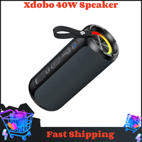 40W Xdobo Riding Motorcycle Music Speaker RGB Outdoor Camping Portable Deep Bass Home Smart TV Party Speaker Stereo Soundbar