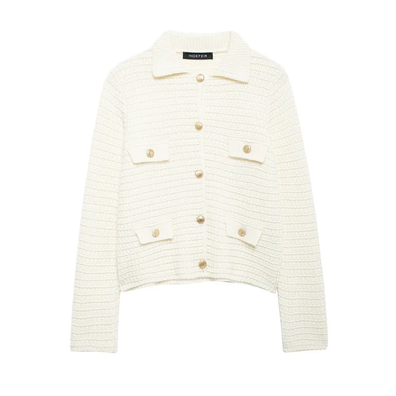 

2025Hot-selling Autumn New Knitted Sweater Round Neck Solid Color Loose Pullover