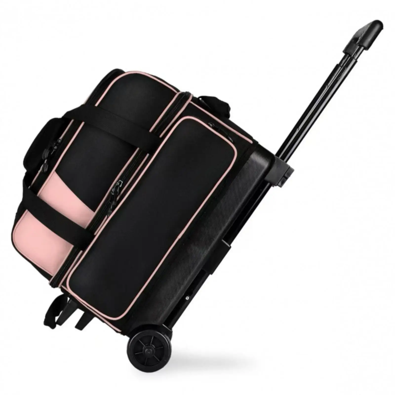 Rolling Bowling Bag Telescoping Bowling Bag with Wheels Luggage Sturdy Heavy-Duty for Bowlers, Tournaments, Travel