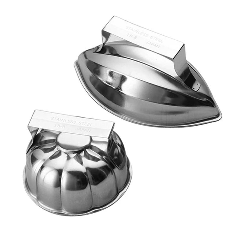 Japanese-style Stainless Steel Papaya Boat-shaped Egg-wrapped Rice Mold Rice Molds Pumpkin Rice Mould Plum/papaya Drop shipping