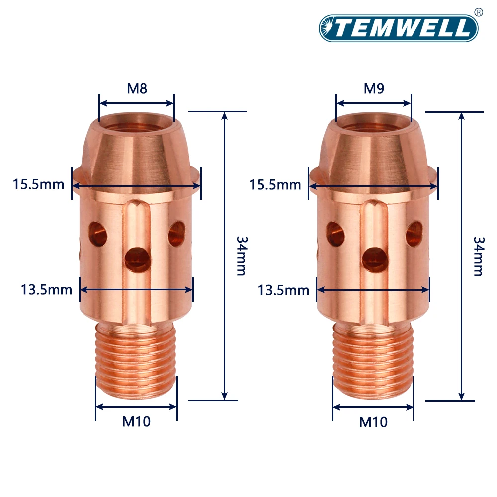 50W robot water-cooled automatic welding gun accessories tip holder APOLLO neck protective nozzle insulating sleeve conductive