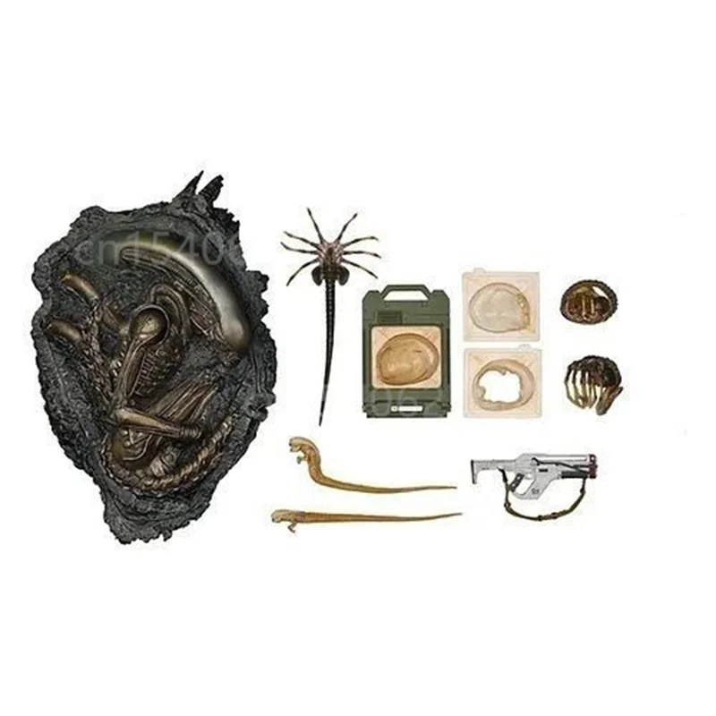 NECA ALIEN Romulus Actionfigur Romulus Zubehörset Facehugger Ultimate Scorched Xenomorph Sammlermodell Spielzeugdekoration
