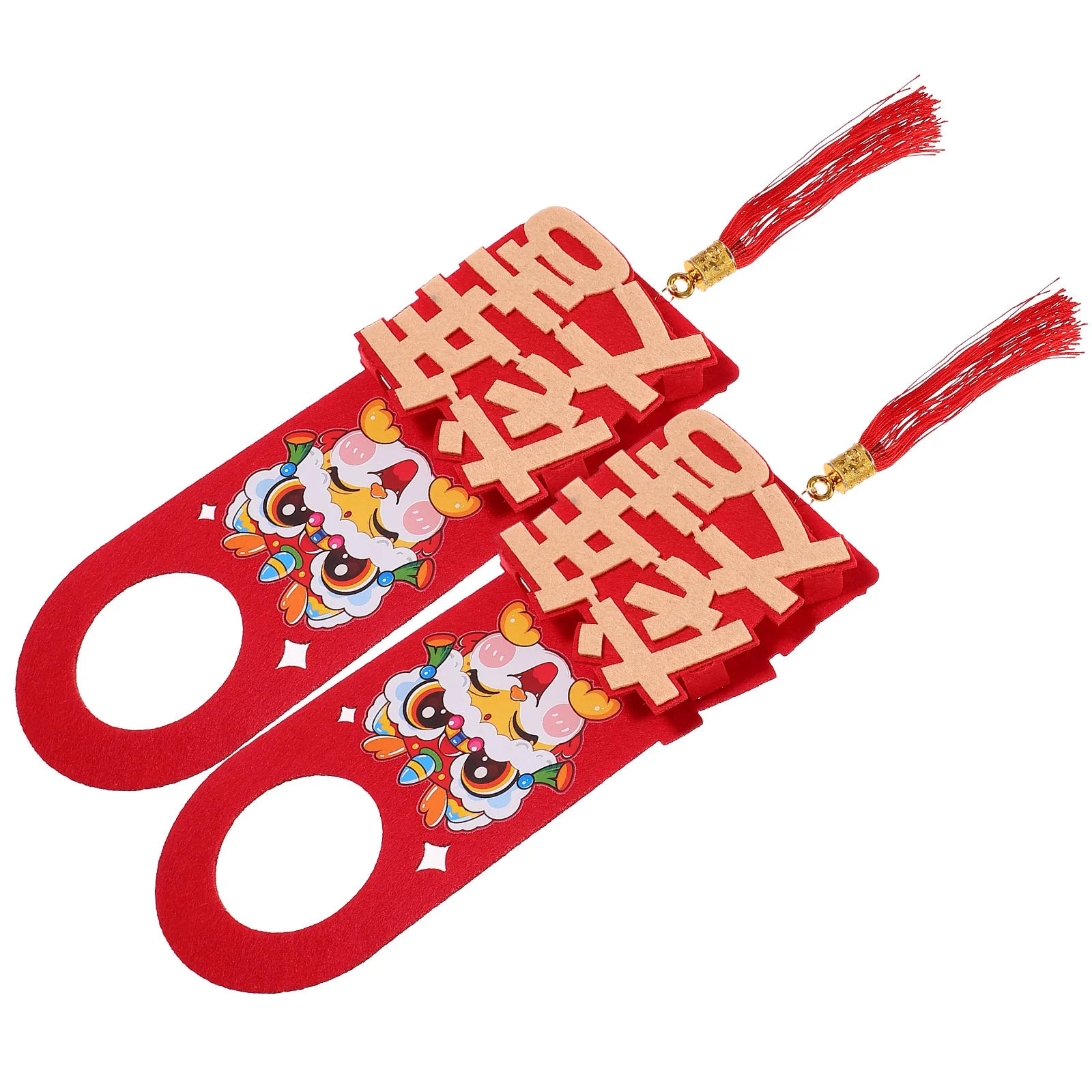 

Door Handle Ornaments Chinese New Year Pendant Decoraions Festival Spring Tassel Hanging Style Decorations