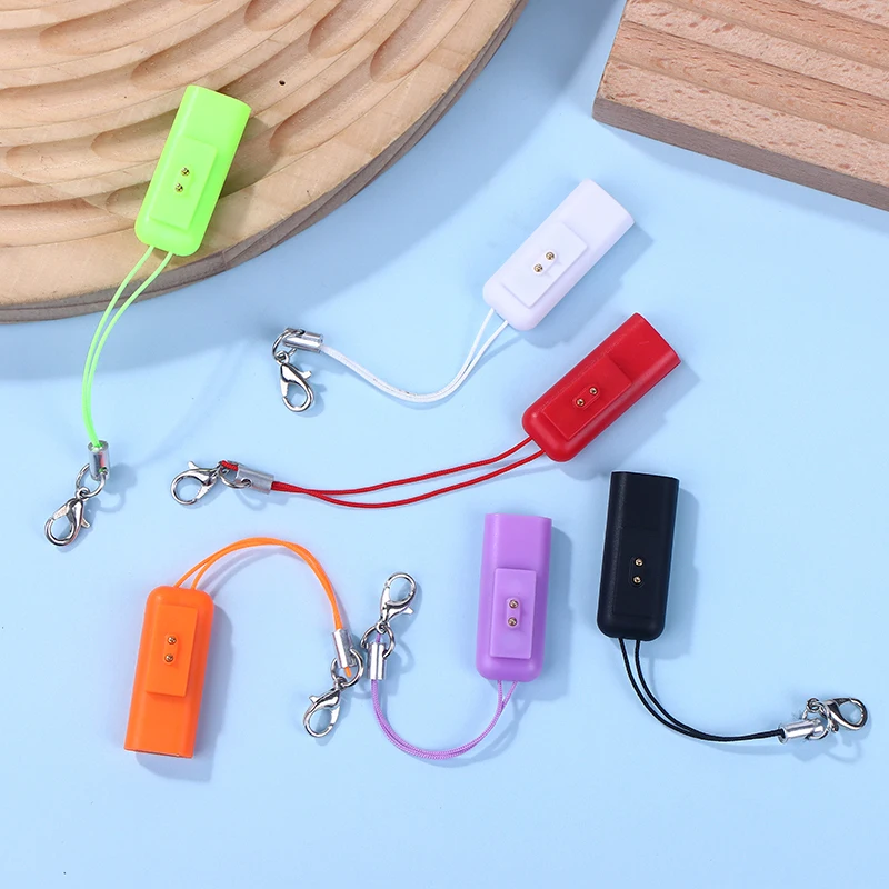 محول شحن طاقة محمول صغير من النوع C، قابس تحويل مع سلسلة مفاتيح للفرقة الذكية 10 9 8