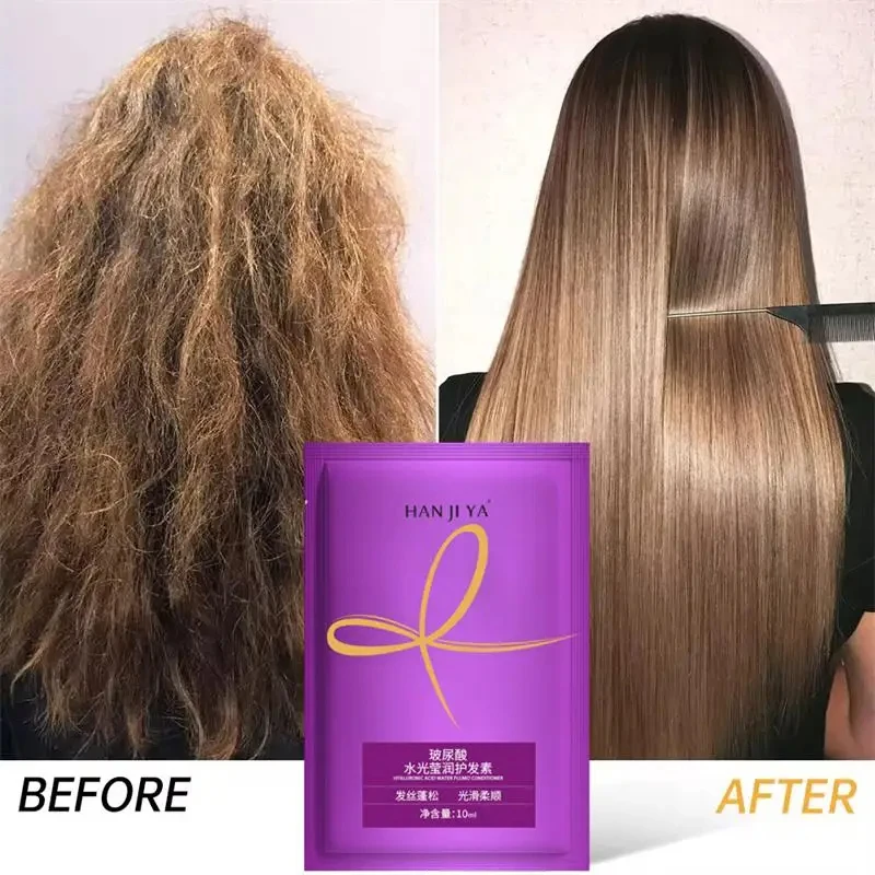 Mascarilla Capilar de Queratina, Control de Frizz Mágico en 5 Segundos, Reparación de Daños, Acondicionador con Ácido Hialurónico, Cuidado Capilar Profundo y Brillante
