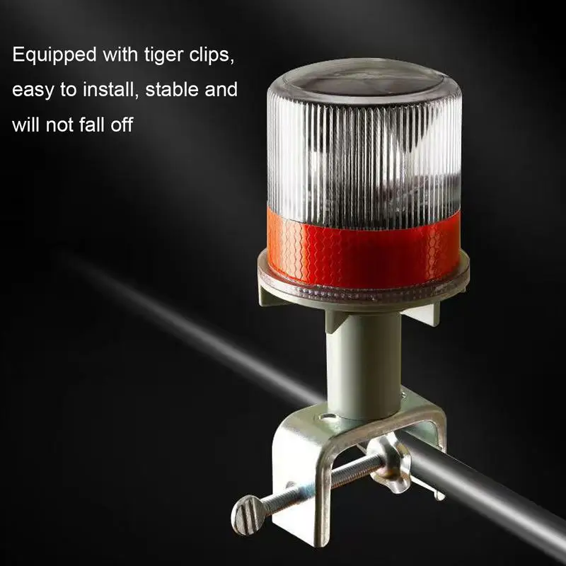 أضواء LED ستروب تعمل بالطاقة الشمسية علامات الطريق فلاش مصباح الصناعية LED أضواء تحذير مقاوم للماء مصباح وامض السلامة لحركة المرور