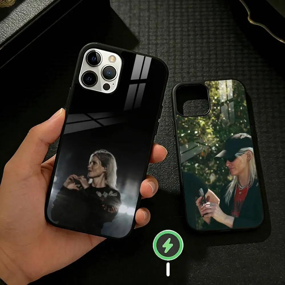 

Чехол для телефона S-Singer E-Emily Armstrong для iPhone 17, 16, 15, 14, 13, 12, Plus, Pro, Max с поддержкой магнитной беспроводной зарядки