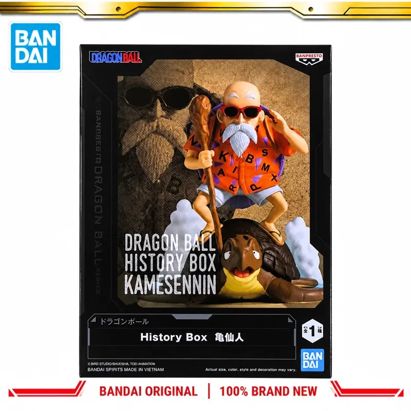 

In Stock Bandai Original Banpresto Dragon Ball Master Roshi Action Figure Model Doll Brand New Boxed Anime Characters Toys Model