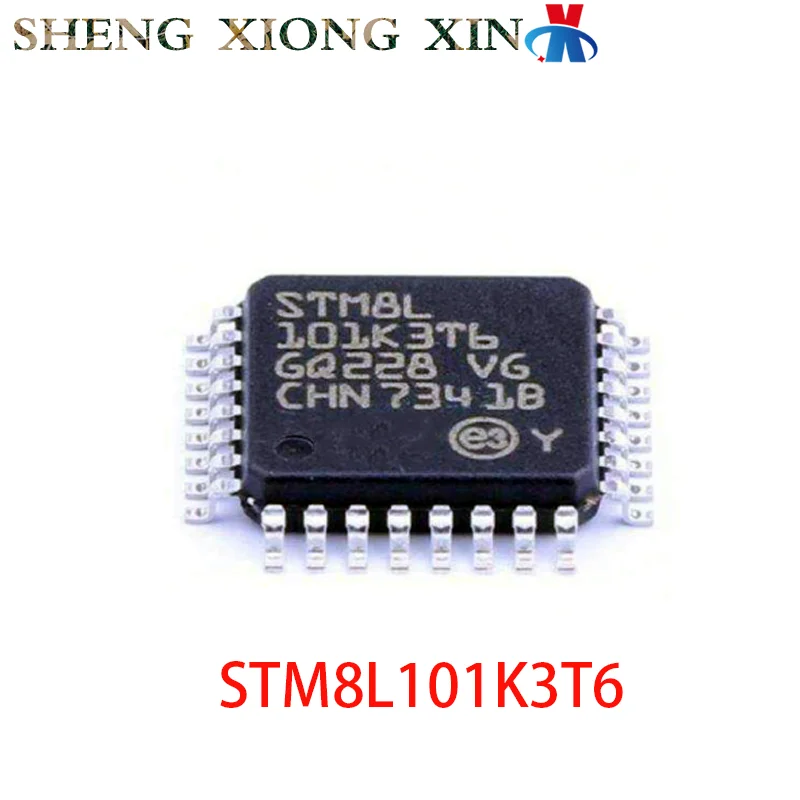 5pcs/lot 100% NEW STM8L101K3T6 LQFP-32 Microcontroller Unit STM8L101 8L101K3T6 Integrated Circuit