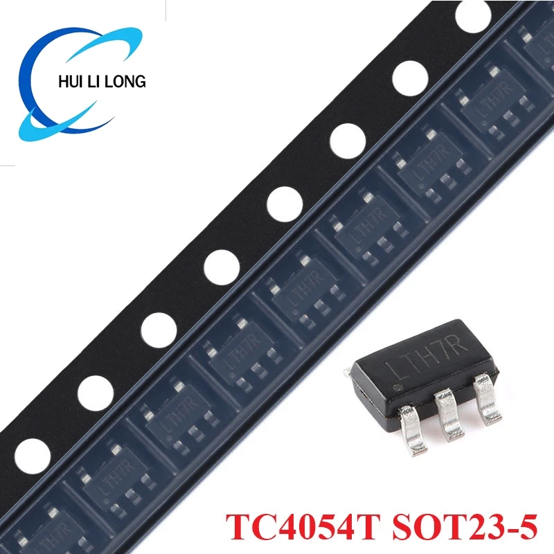 20pcs/10pcs TC4054T SOT23-5 TC4054 SOT-23 LTH7R TLC4054 TP4054 0.5A Linear Lithium Lon Battery Charger IC Chip New Original