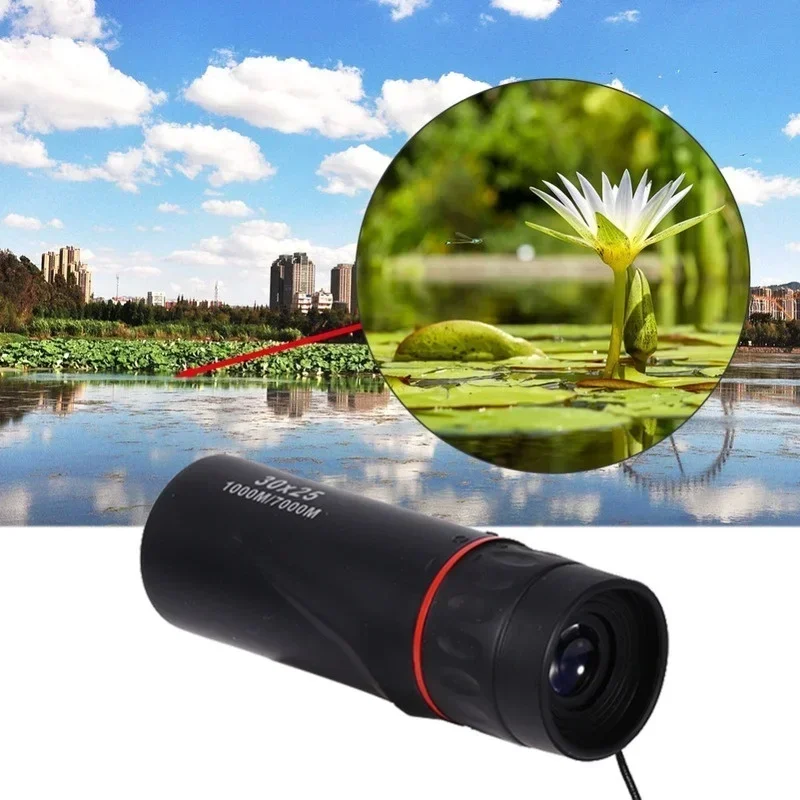 Mini Pocket Hd Wide-angle Monocular Scope Zoom Telescope Handy Optics Scope for Outdoor Camping Travel Hunting Oculares Telescop