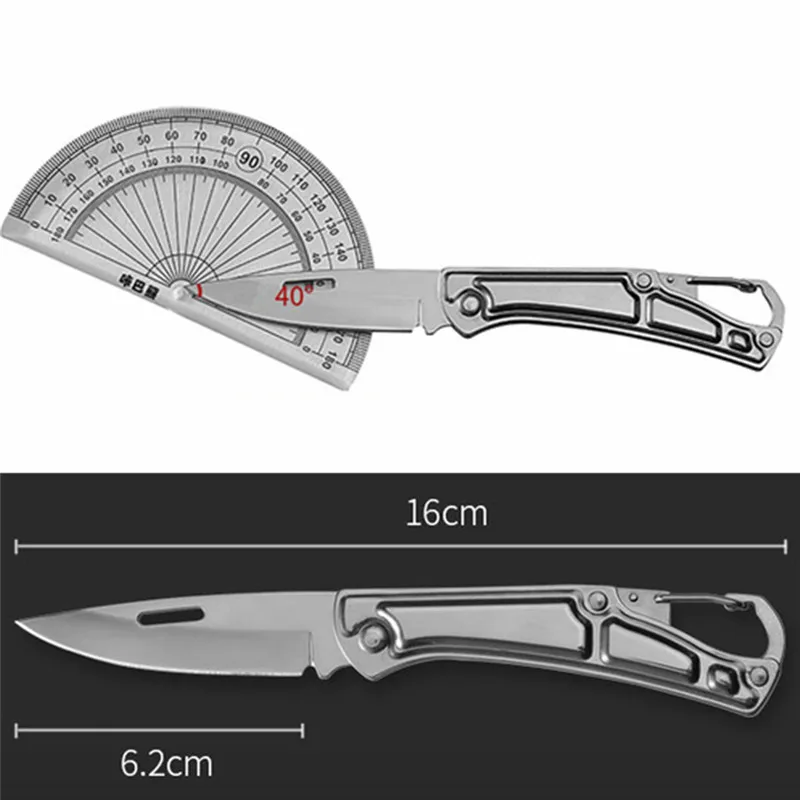 Portable Stainless Steel Shape Knife Camping Outdoor Survival Supplies Tools Foldable Pocket Knife Mini Knife Drop Shipping