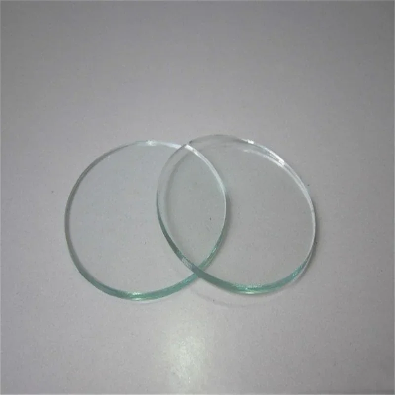 Lente de vidro plano transparente redonda, lanterna LED Downlight lanterna farol, 80mm, 82mm, 85mm, 88mm, 90mm, 97mm