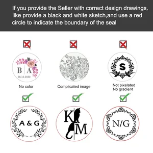 Personalisierte Reliefstempel, personalisiertes Buch, Reliefsiegel, Hochzeitseinladung, Logo, Personalisierung, Reliefpapier Siegel 8 Personalisierte Hauptverkäufe - №7