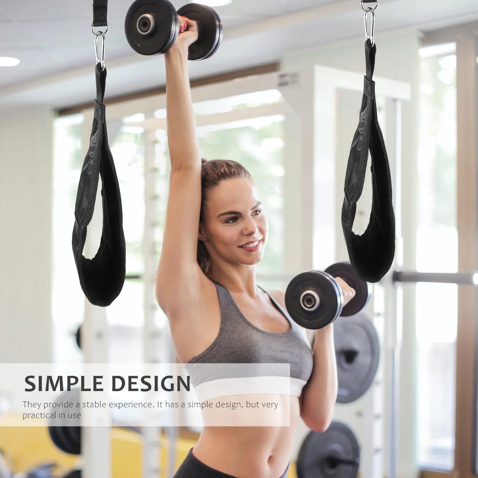 

1Pair Abdominal Training Belt Premium Material Muscle Trainer Stable Experience Injury Prevention Ab Straps Ab Hanging Strap