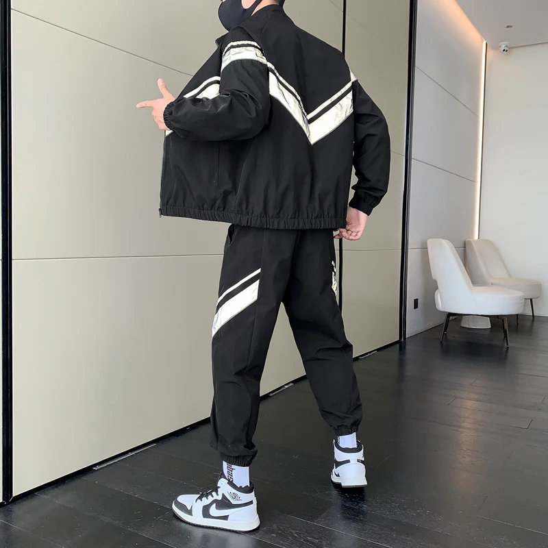 Men Tracksuit 2023 Clothes 2 Pcs Set Jackets and Pants Set Man Hip Hop Streetwear Clothing Jogging Suit Men Sweatsuit