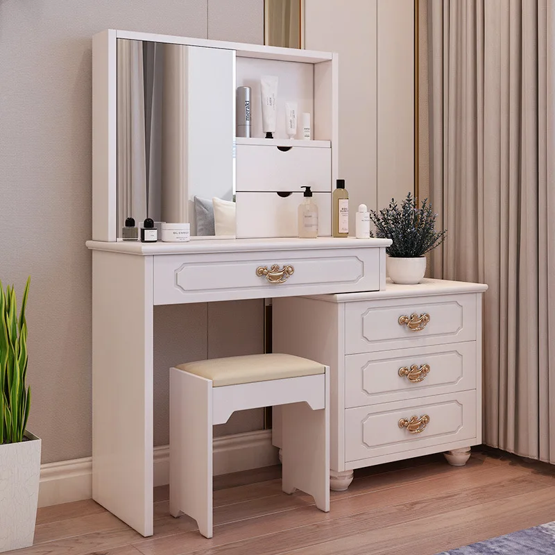 

European Style Dresser Small Apartment Mini Bedroom Simple Modern Makeup Table Economical Dressing Table Internet Celebrity Dres