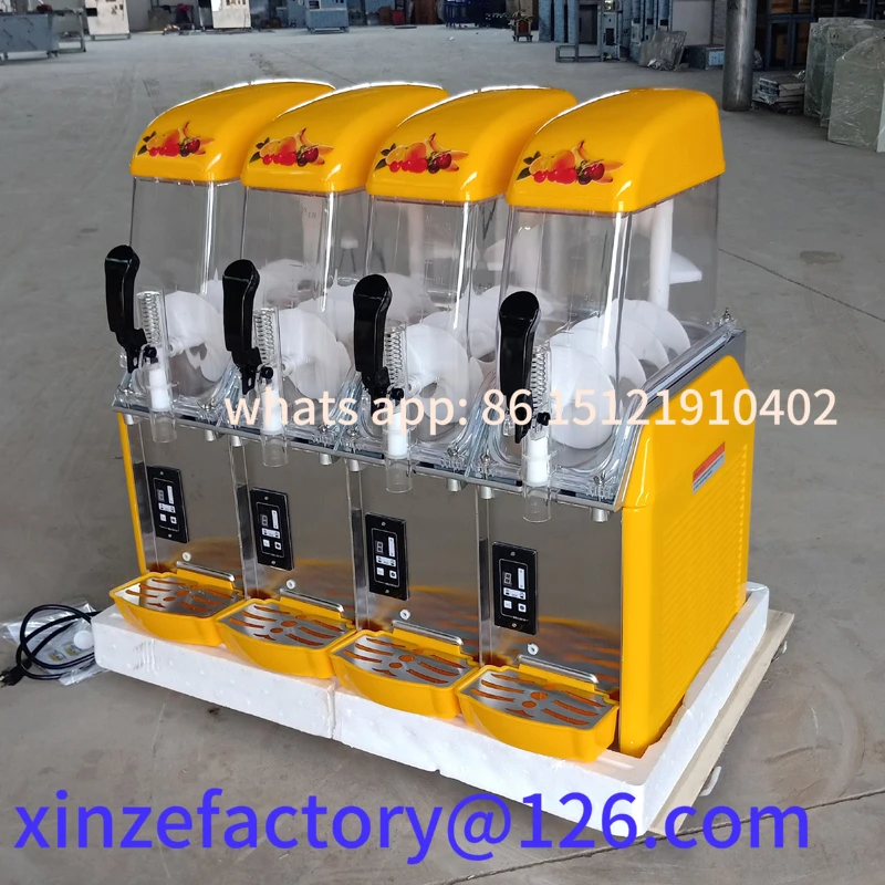 

Customizable Commercial Slushie Machine Slush Maker Frozen Drink Dispenser Ice-Cool Juice Smoothie