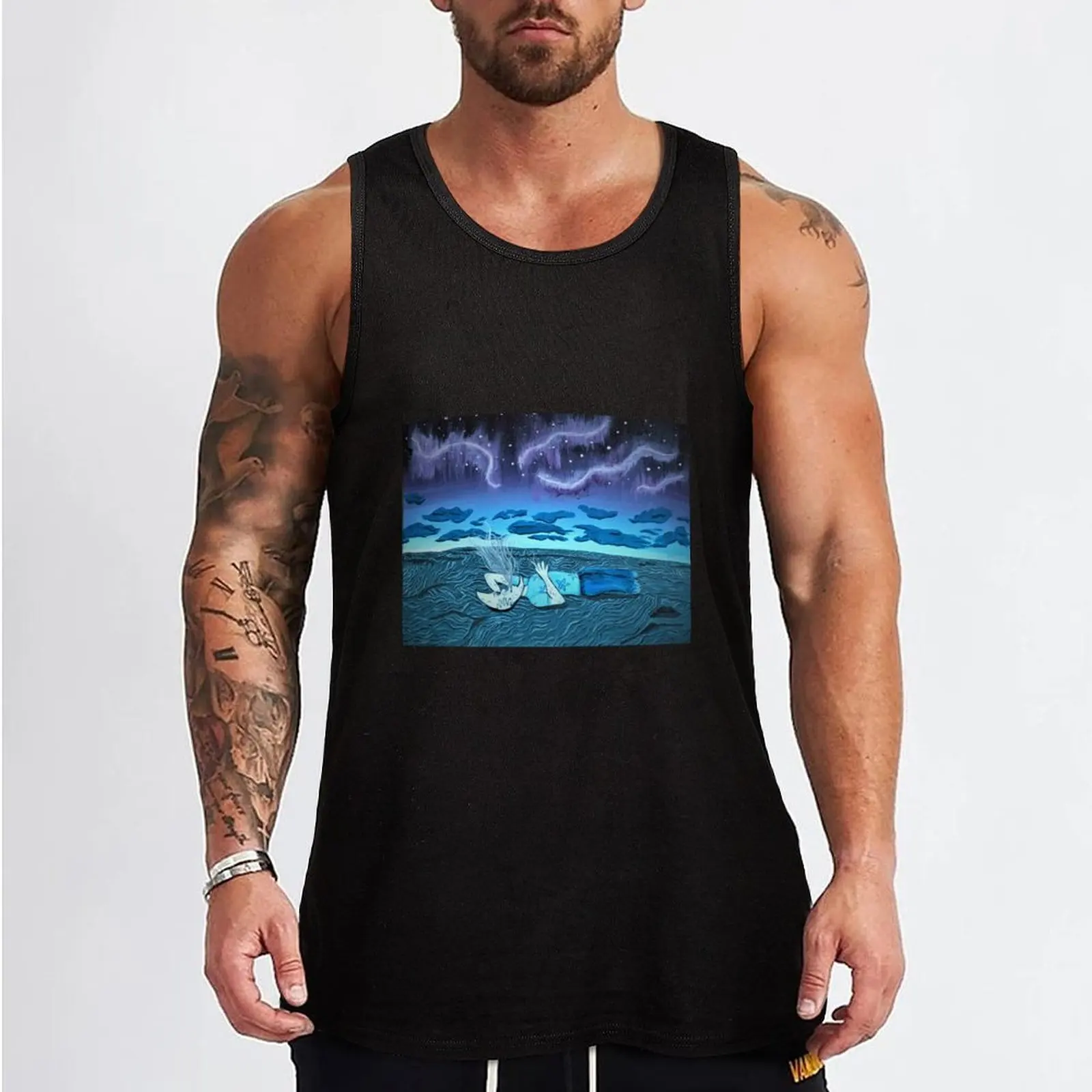 High moonman Tank Top vests for men men clothings fashion 2024 man