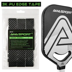 AMASPORT Pickleball Paddle Protection Tape 3K PU  20/23/26mm Paddle Head Edge Guard Edge Protection Tape Racket Head Protection