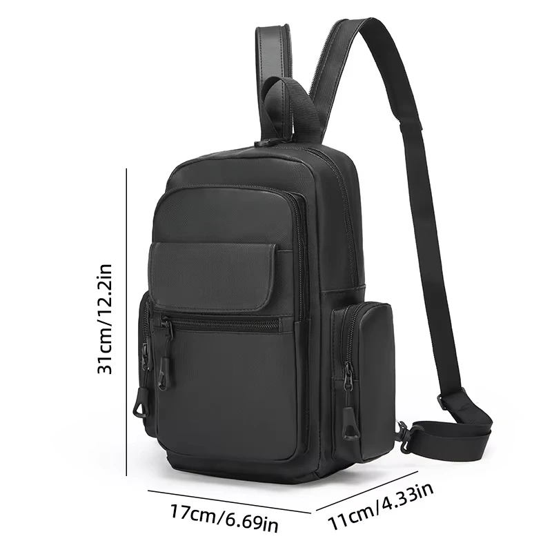 الرجال دراجة نارية حقيبة صدر للرجال الرياضة في الهواء الطلق متعددة الوظائف المشي لمسافات طويلة ركوب الدراجات التخييم حقيبة ظهر صغيرة حزم السفر خفيفة الوزن