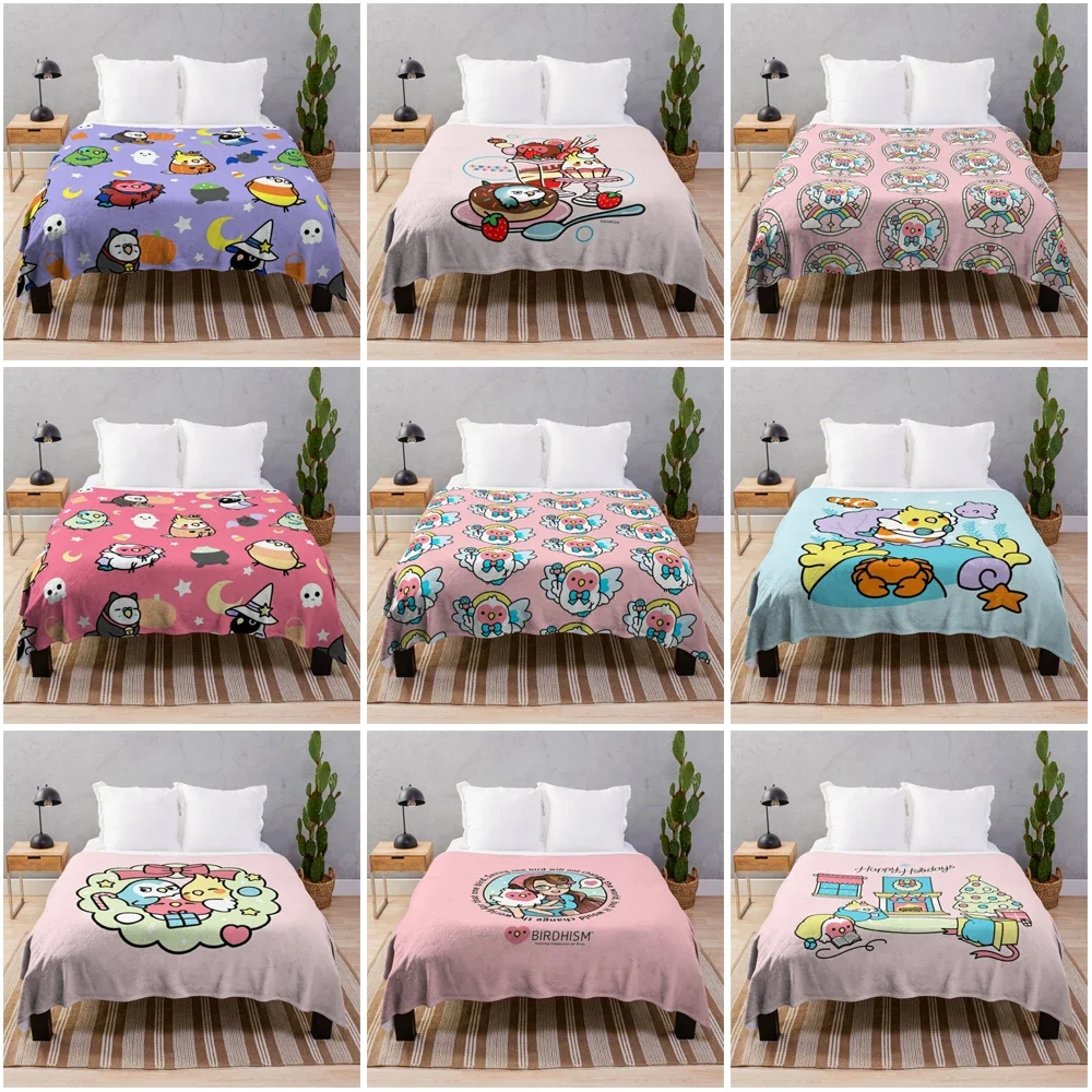 Cover blankets Sofa throw blanket coraline fleece blanket cooling blanket custom decorative bed blankets Plaid baby cute anime