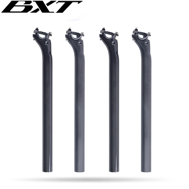 MTB Carbon Fiber Seat Post 27.2/31.6mm Mountain/Road Bike Seatpost 3k Matte/Gloss Bicycle Seat Tube Bicycle Parts