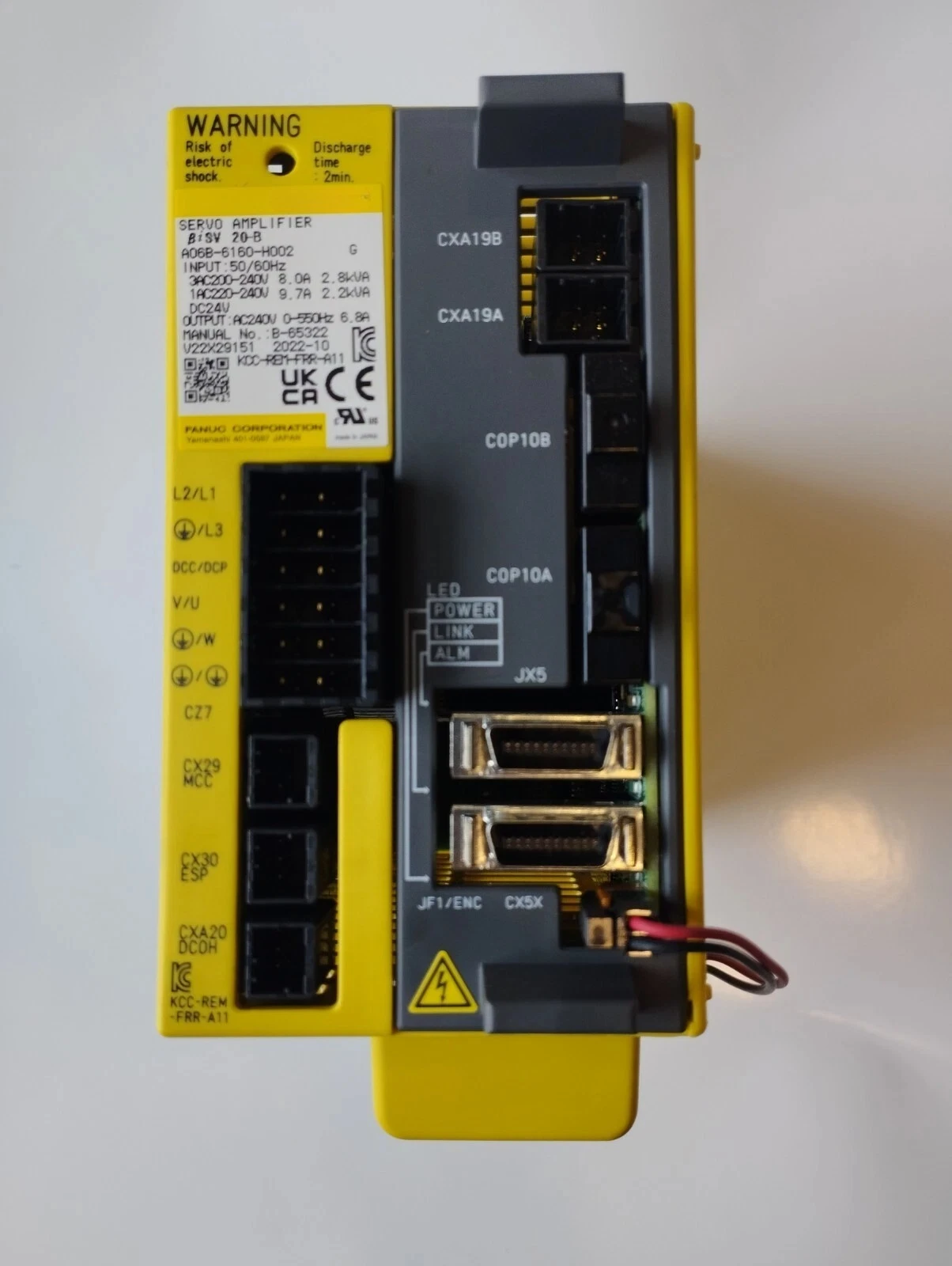 

A06B-6160-H002 For FANUC A06B-6160-H002 AC Servo Drive Servo Amplifier