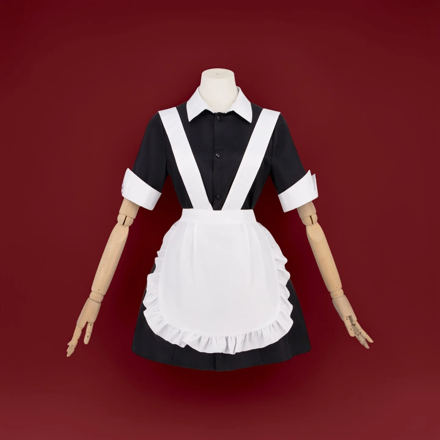 2026 Classic Musical The Rocky Horror Show Magenta Maid Costume Apron Cosplay Outfit Halloween Party Stage Performance Uniform