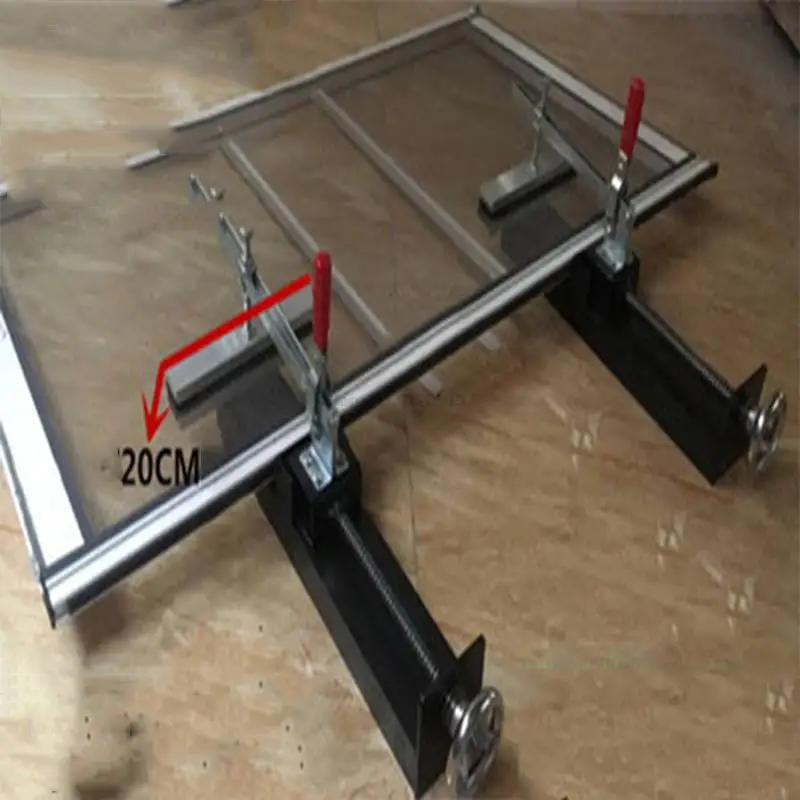 Manual Dragnet Machine Screen Printing Stretcher Mesh Stretcher Clamps Screen Printing Plate Making Tool For 0.5mm Thin Mesh