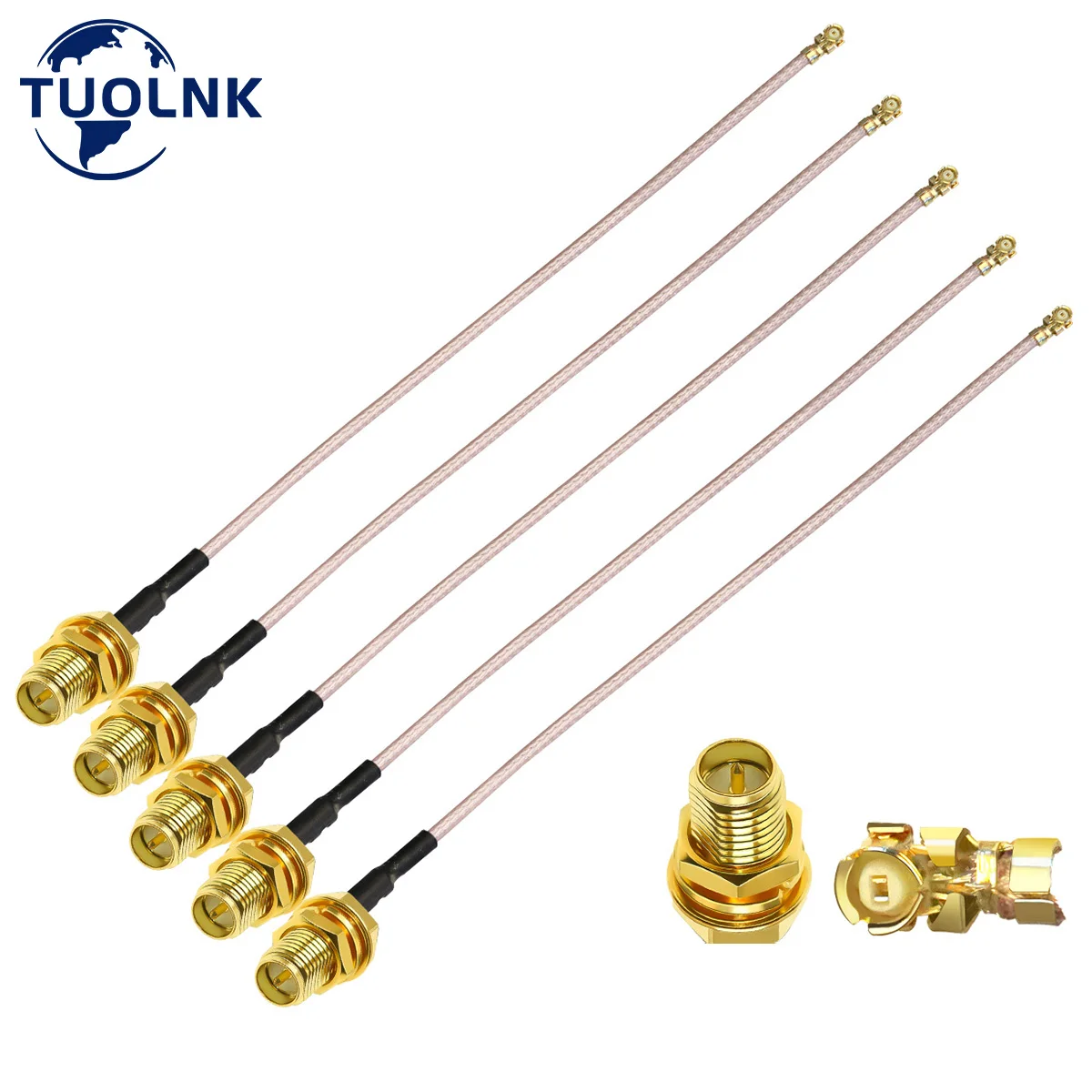 

RG178 SMA IPEX Cable UFL/U.FL/IPX to RP-SMA/SMA Female Pigtail Coaxial Low Loss Cable Extension Antenna Coax Cable 5PCS/LOT