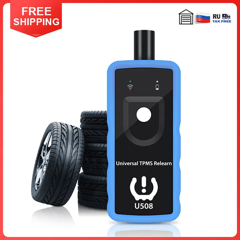 Car Tyre Pressure Sensor Reset TPMS Relearn Tool U508 Universal for Tire Rotation Learning Mode Automotive Scanner Reset Tool