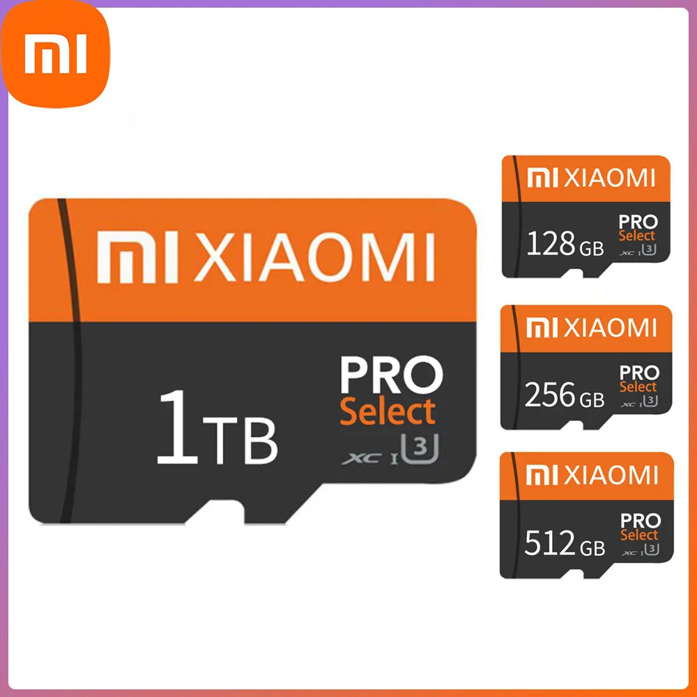 Xiaomi 1Tb Micro Sd Geheugenkaart Tf/Sd Kaart 128Gb 256Gb 512Gb Originele Mini Class 10 Flash Geheugenkaart Voor Camera/Telefoon