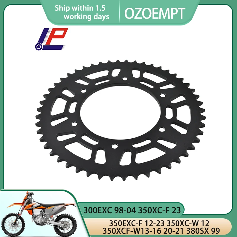 

OZOEMPT 520-52T Motorcycle Rear Sprocket Apply to 300EXC 98-04 350EXC-F 12-23 350XC-F 23 350XC-W 12 350XCF-W13-16 20-21 380SX 99