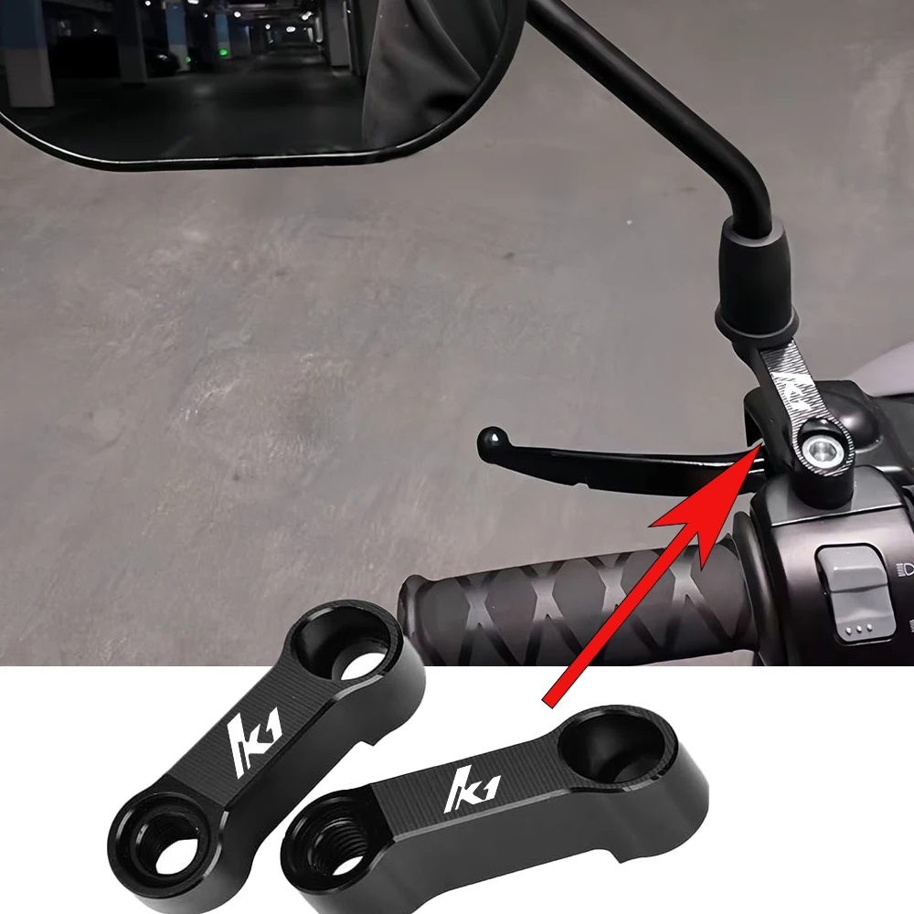 

Motorcycle Rearview Mirrors Extension Riser Mirror Extender Adapters Riser Supplies Rear View Base Mirrors For bmw k1 motorrad