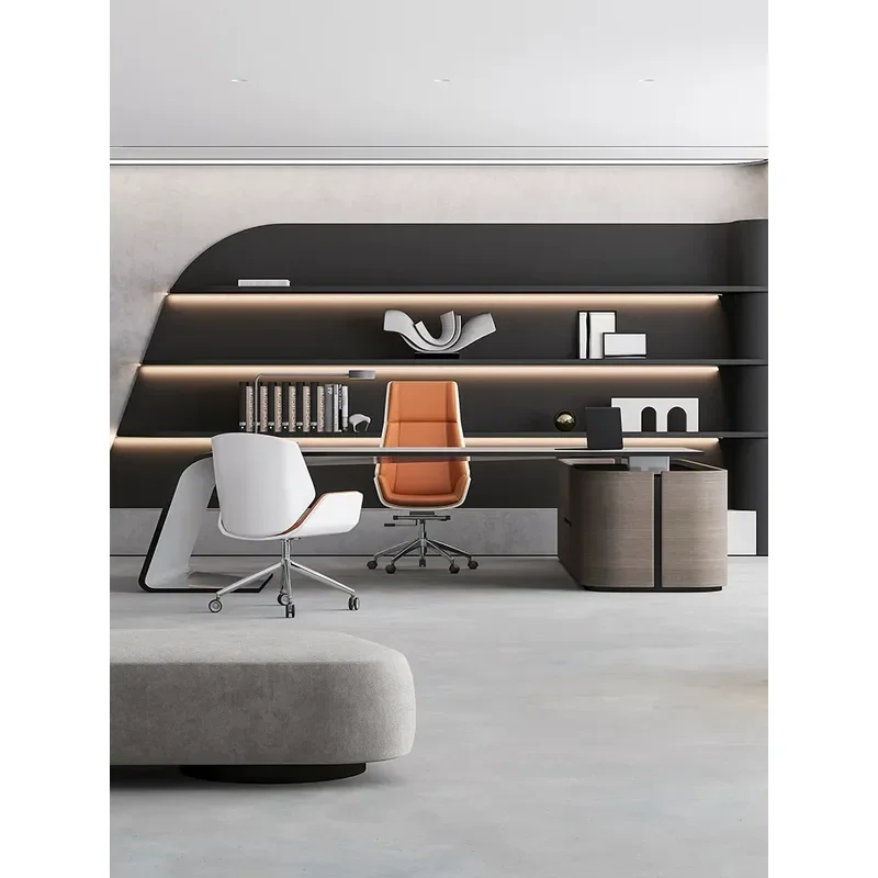 Modern Simple Executive Desk High End Office Manager Table Professional Boss Workstation for General Manager Business Use