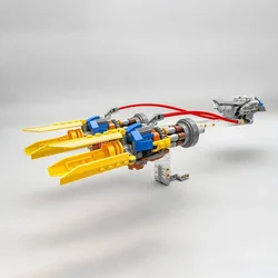 IN magazzino MOC Building Blocks Anakins Podracer Set 75258 M modello Building Blocks Space Bike regalo di compleanno per bambini